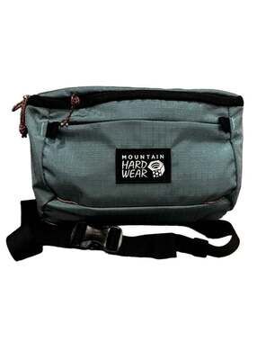 Mountain Hardwear Green Grid Crossbody Bum Bag